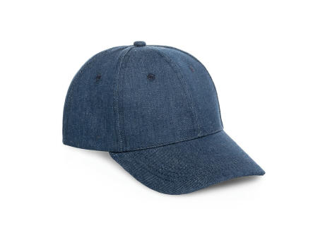 PHOEBE. Mütze aus Denim, Baumwolle und Polyester (300 g/m²) Werbeartikel