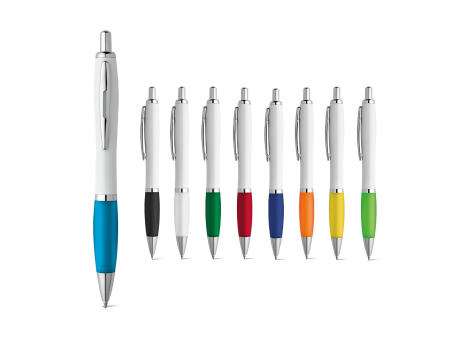 MOVE BK. Kugelschreiber mit Clip und Metall Applikationen Werbeartikel