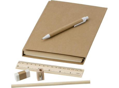 Schreibmappe aus Karton inkl. Zubehör Montana Werbeartikel