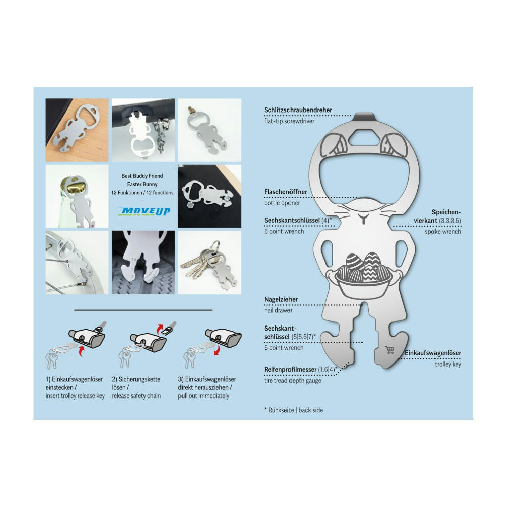 ROMINOX® Best Buddy Friend // Easter bunny Werbeartikel