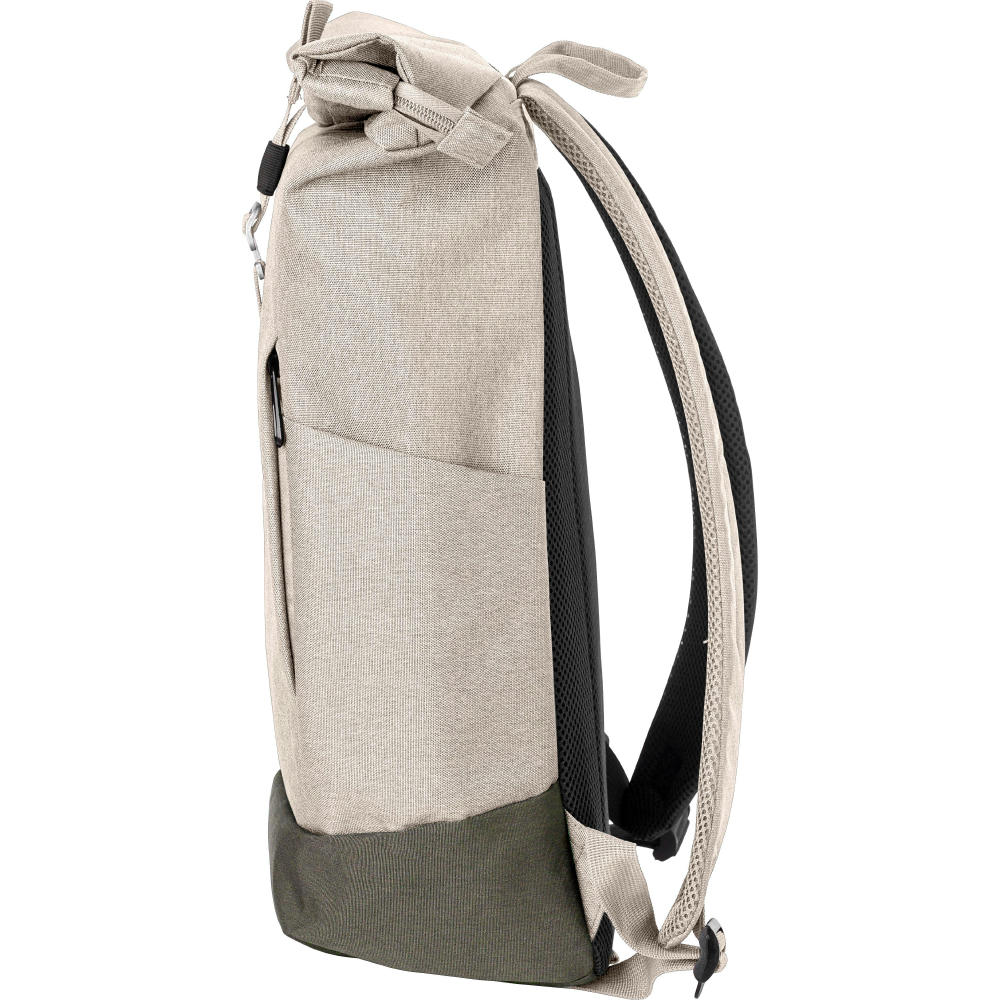 Polyester (600D) Rolltop-Rucksack Oberon Werbeartikel