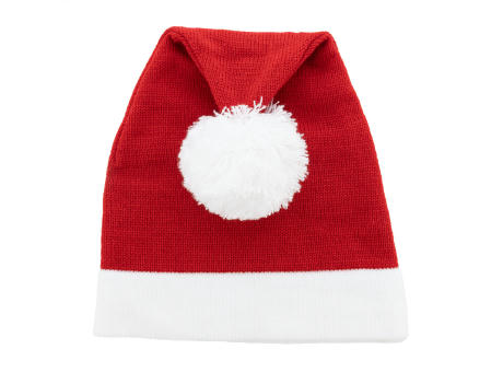 gestrickte Weihnachtsmütze Babbo Werbeartikel
