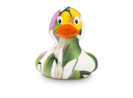 Werbeente Fiona Flower, ca. 8 cm Werbeartikel