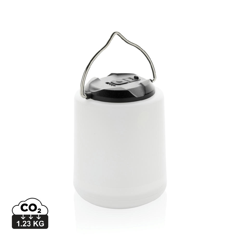 Product image Limio tragbare wiederaufladbare Tischlampe aus RCS rec. ABS Werbeartikel