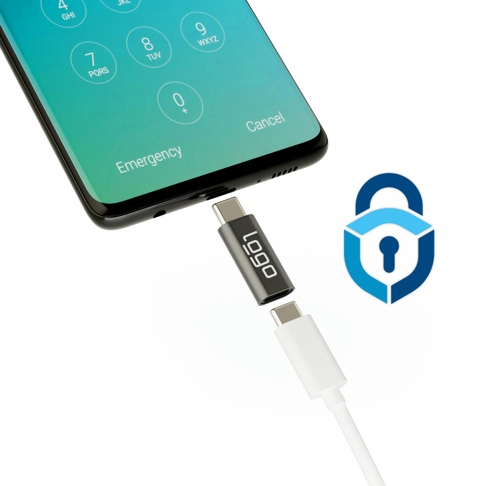 USB Data Blocker Lade-Virenschutz (Typ C) Werbeartikel