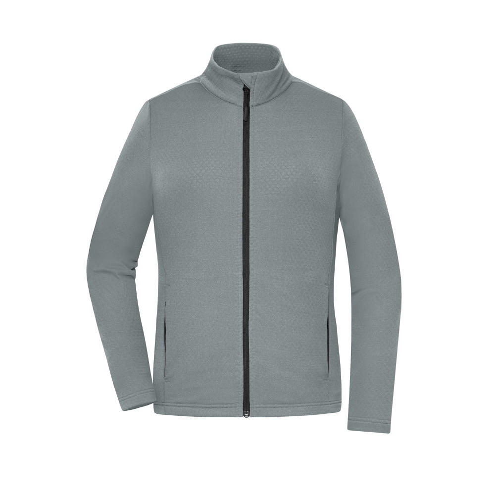 Ladies' Sports Structured Fleece Jacket  GRS - Stretchfleecejacke aus recyceltem Polyester für Sport und Freizeit Werbeartikel