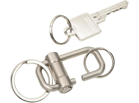 TROIKA Schlüsselanhänger 2-WAY KEY Werbeartikel