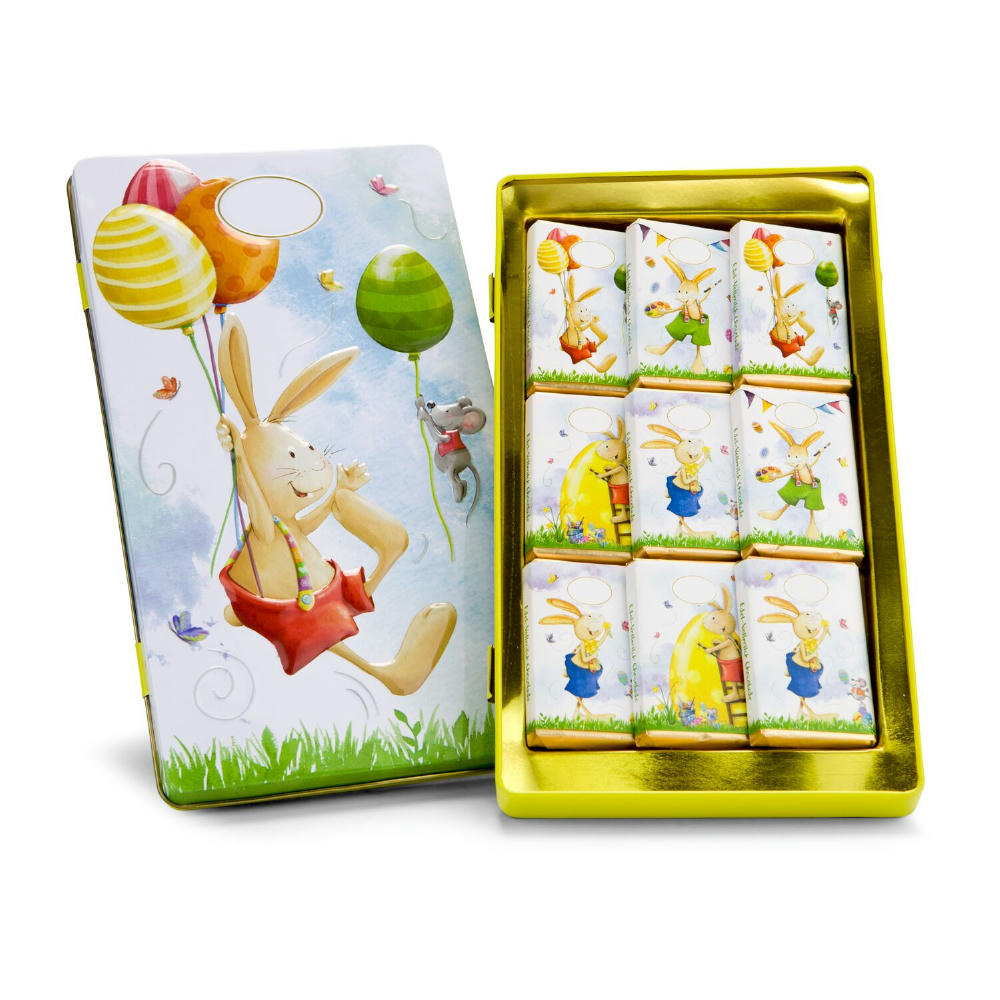 Product image Geschenkartikel / Präsentartikel: Schokoladendose Ostergrüße Werbeartikel
