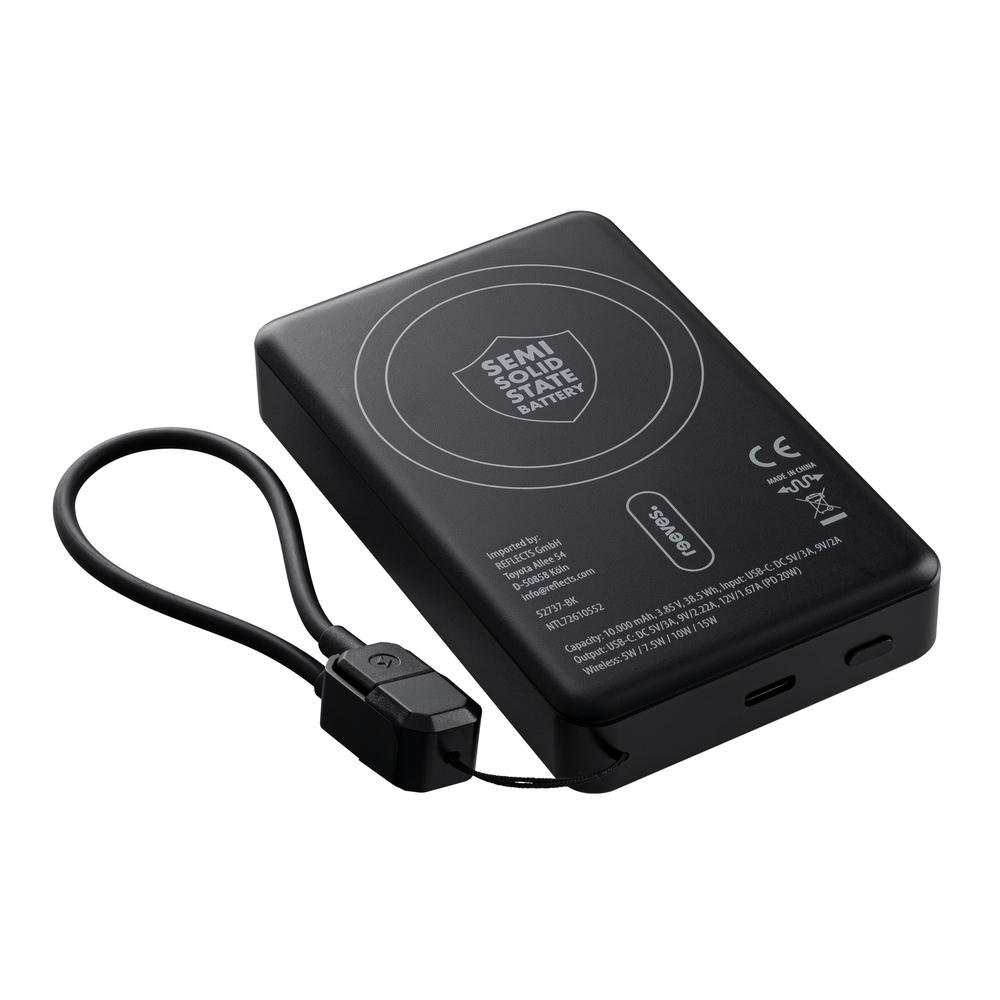 Magnetische 15W Wireless Powerbank REEVES-WATTRON PRO X ALU Werbeartikel