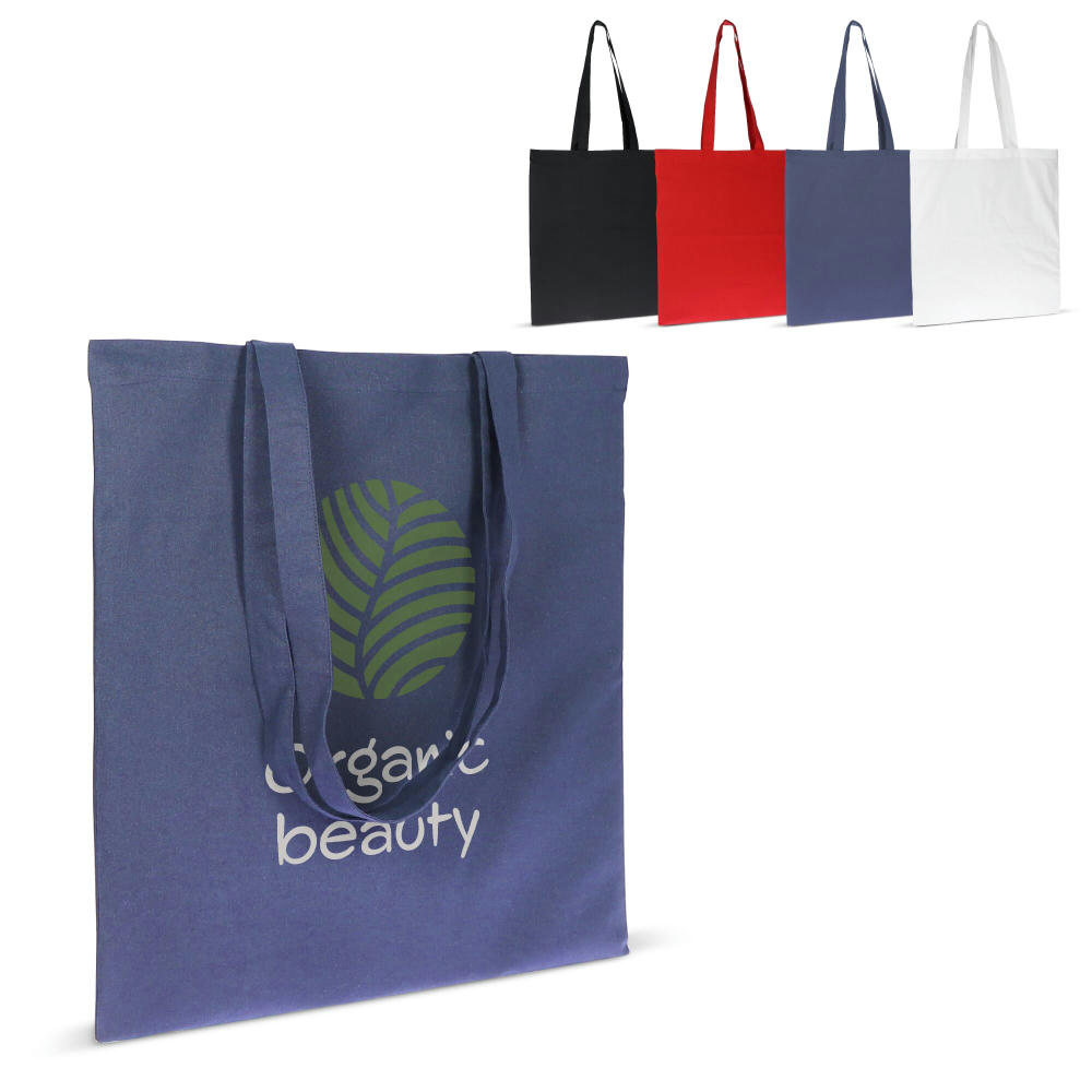Product image Tasche Bio-Baumwolle Farbe lang 140g/m² 38x42 cm Werbeartikel