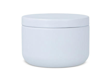 Asana unparfümierte Kerze auf Pflanzenbasis in recycelter Dose Werbeartikel