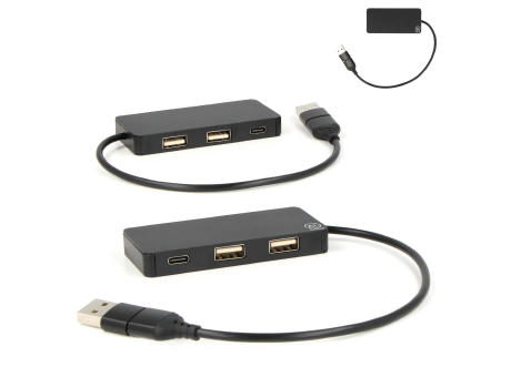 Hub aus recyceltem Aluminium Werbeartikel