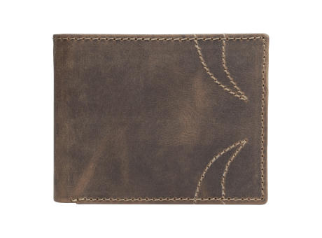 WILDERNESS I - Echtleder-Geldbörse Werbeartikel