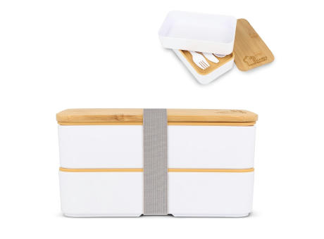 Lunchbox Bento R-PP &amp; Bambus Werbeartikel