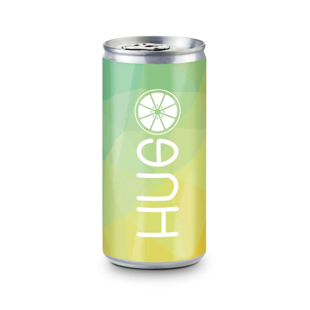 Product image Hugo, 200 ml - Kleinmengen ab 24 Dosen Werbeartikel