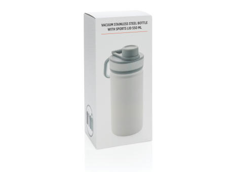 Sport Vakuum-Flasche aus Stainless Steel 550ml Werbeartikel
