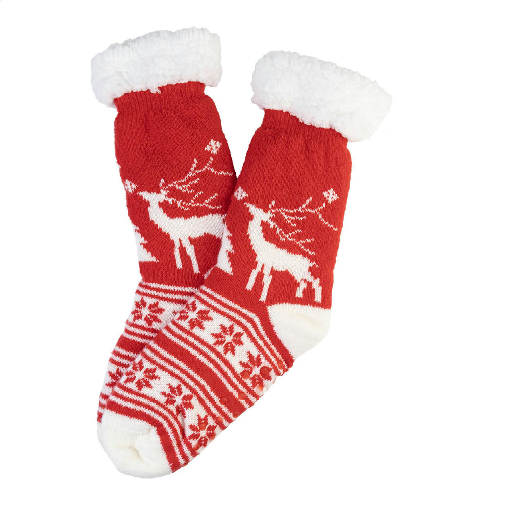 Weihnachtshausschuhsocken Norsokkar Werbeartikel