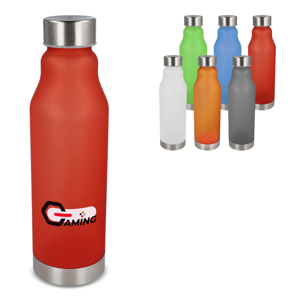 Product image R-PET Flasche gefrostet 600ml Werbeartikel
