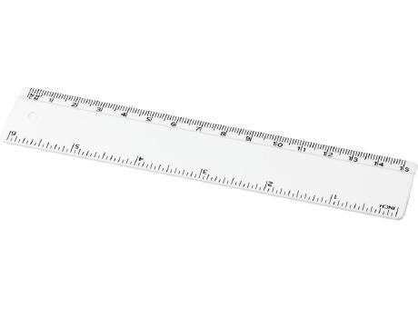Refari 15 cm Lineal aus recyceltem Kunststoff Werbeartikel