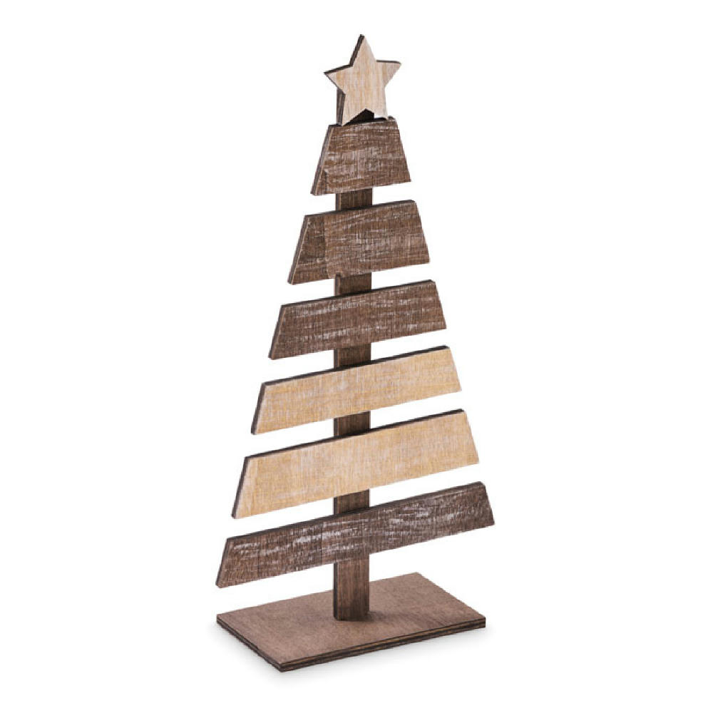 Weihnachtsbaum aus Holz Werbeartikel