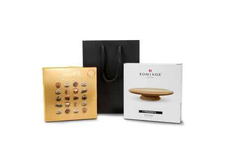 Geschenkset / Präsenteset: Pralinen-Étagère bedrucken