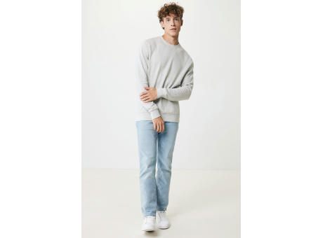 IQONIQ Denali ungefärbt. Rundhals-Sweater aus recycelter BW bedrucken