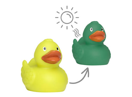 Quietsche-Ente Magic Duck mit Farbwechsel Werbeartikel