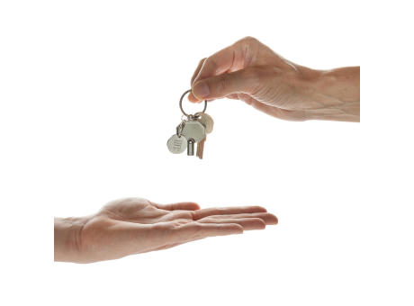 RCS Heizkörpschlüssel & Einkaufswagens-Chip am Schlüsselring bedrucken