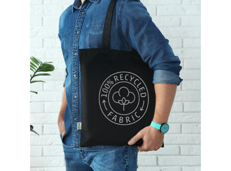 Product image STUTTGART - Tragetasche aus schwerer, recycelter Baumwolle mit kurzen Henkeln bedrucken