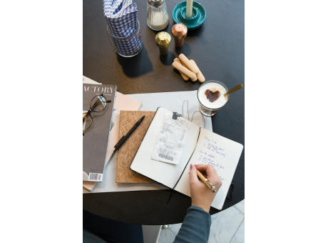 Kork A5 Notizbuch mit Bambus Stift und Stylus Werbeartikel