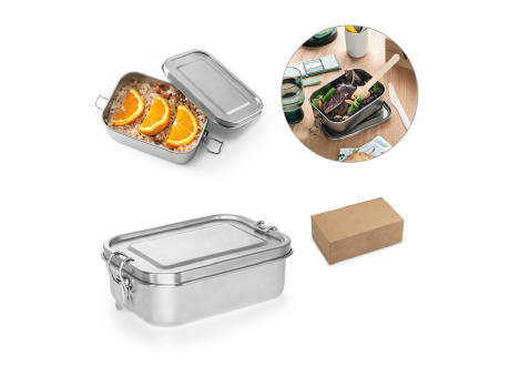 ALLSPICE. Lunchbox. Robuste luftdichte Box aus (90% recyceltem) 750 mL bedrucken