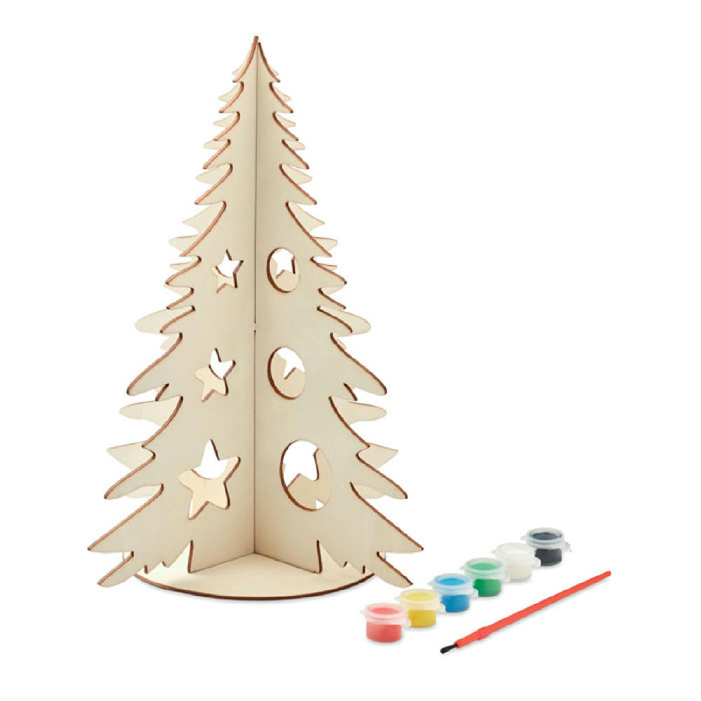 DIY Weihnachtsbaum aus Holz Werbeartikel