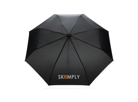 20.5" Impact AWARE™ RPET 190T Pongee Bambus Mini-Schirm Werbeartikel
