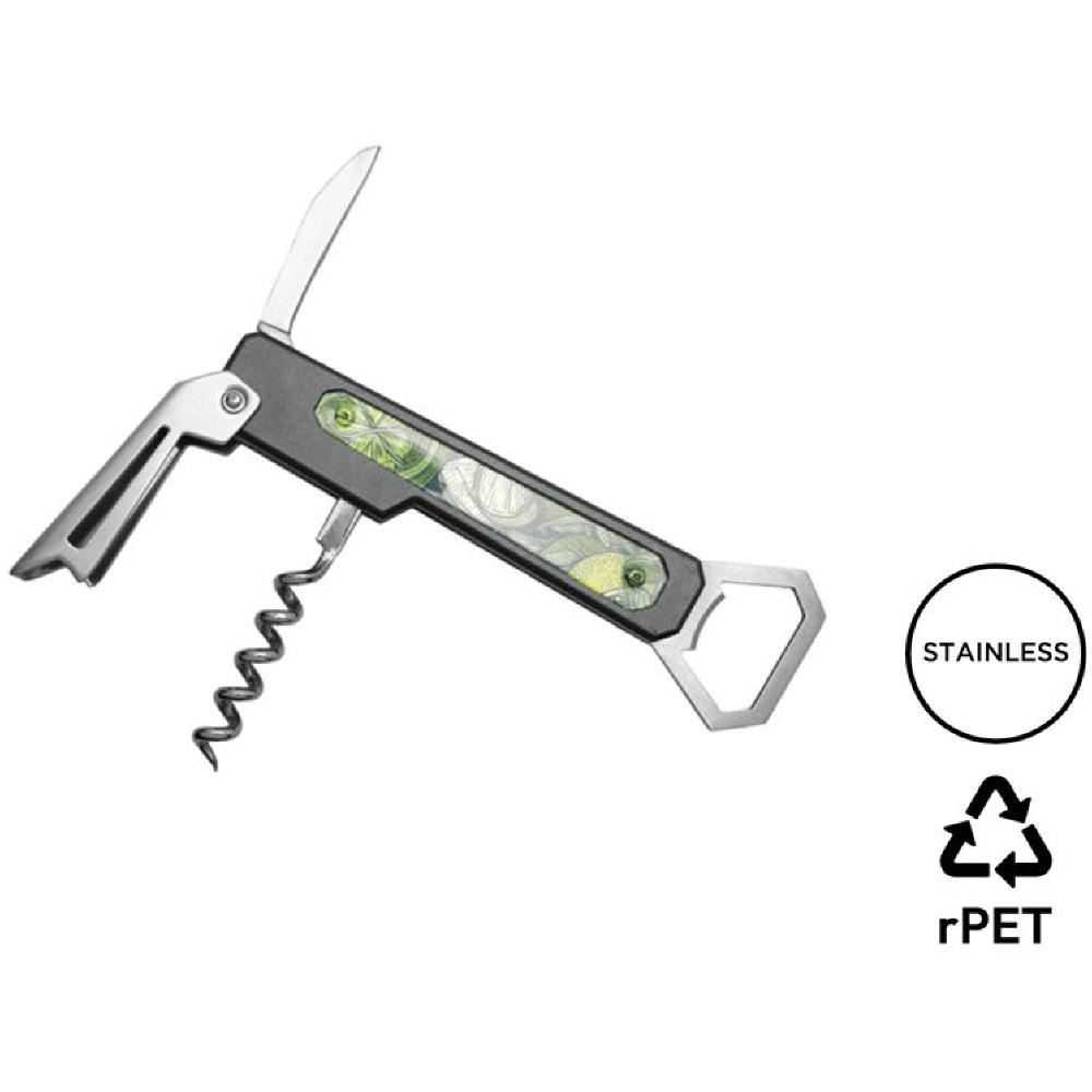 Product image Kombiflaschenöffner ‘Hexagone’, clear Werbeartikel