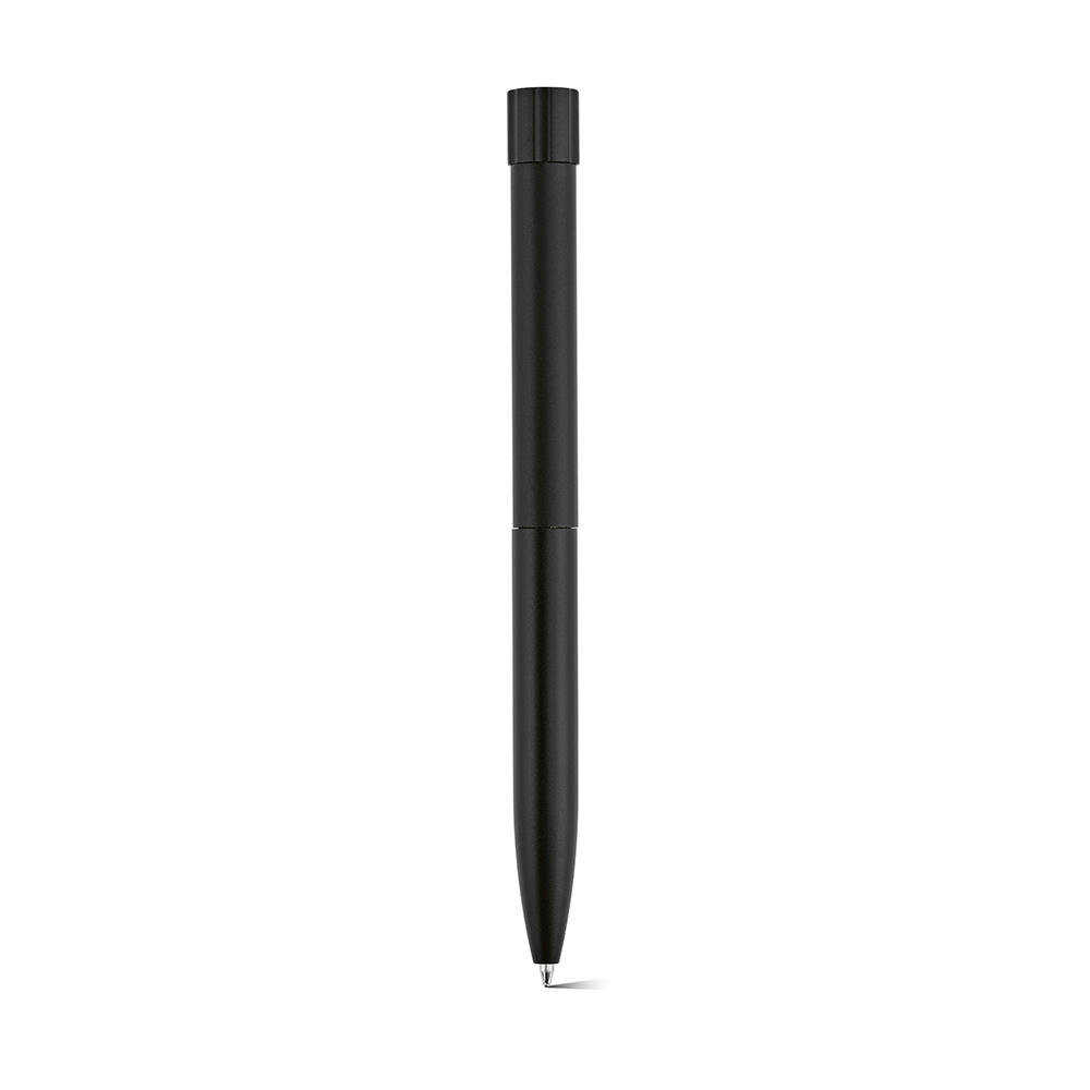 Borges Kugelschreiber aus recy.Aluminium. Schwarze Dokumental®-Tinte Werbeartikel