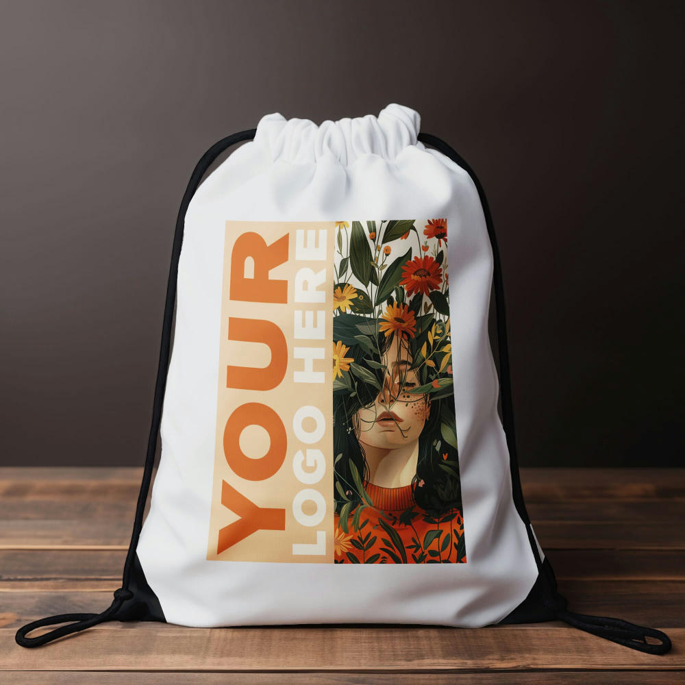 Kordelzugtasche 210T RPET Werbeartikel