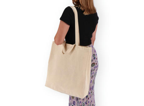 Product image Tragetasche aus Baumwolle OEKO-TEX® 38 x 10 x 42cm 140g/m² bedrucken