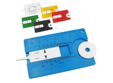 Reifenprofilmesser "Card" Werbeartikel