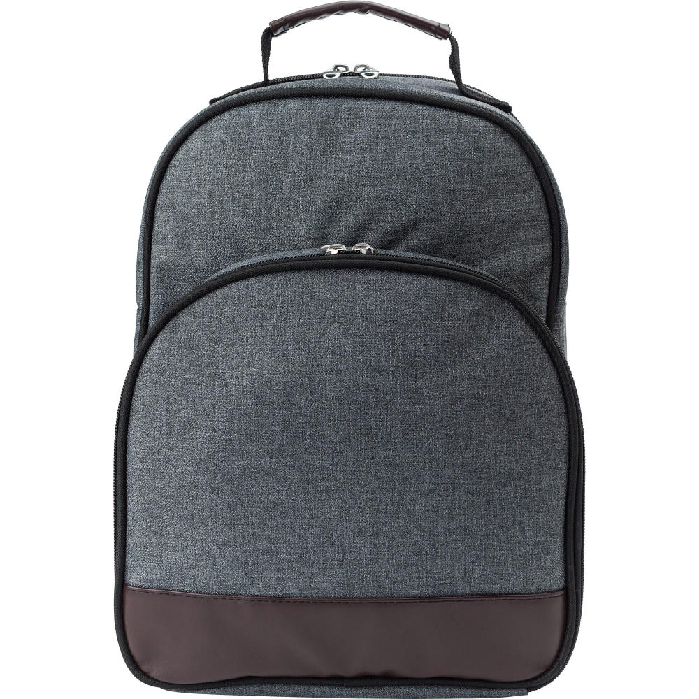 Picknick-Kühlrucksack aus Polycanvas Jolie Werbeartikel