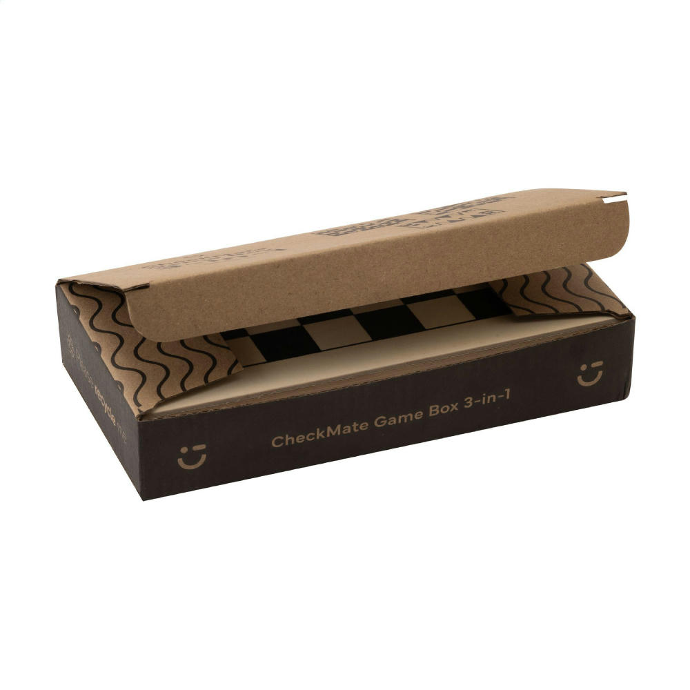CheckMate Game Box 3-in-1 Spiel Werbeartikel