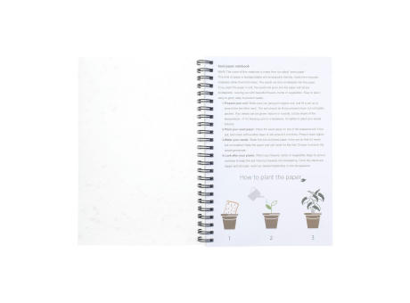 Seed Paper Notebook A5 Notizbuch Werbeartikel