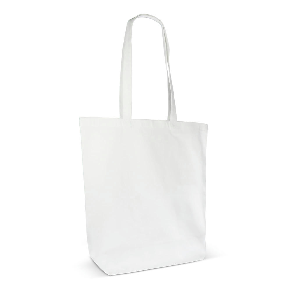 Einkaufstasche Bio-Baumwolle farbig lang 270g/m² 42x12x43 cm Werbeartikel