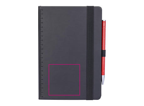 TROIKA Notizblock BLACK SLIMPAD A5 Werbeartikel