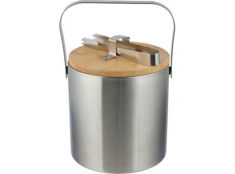 Doppelwandiger Eiskübel aus Edelstahl Fenwick Werbeartikel