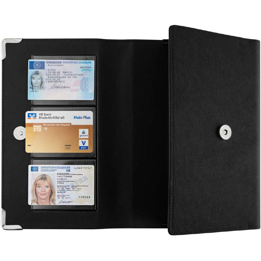 Product image CreativDesign® Wagenpapiertasche "CarDeLuxeLabel" schwarz Werbeartikel