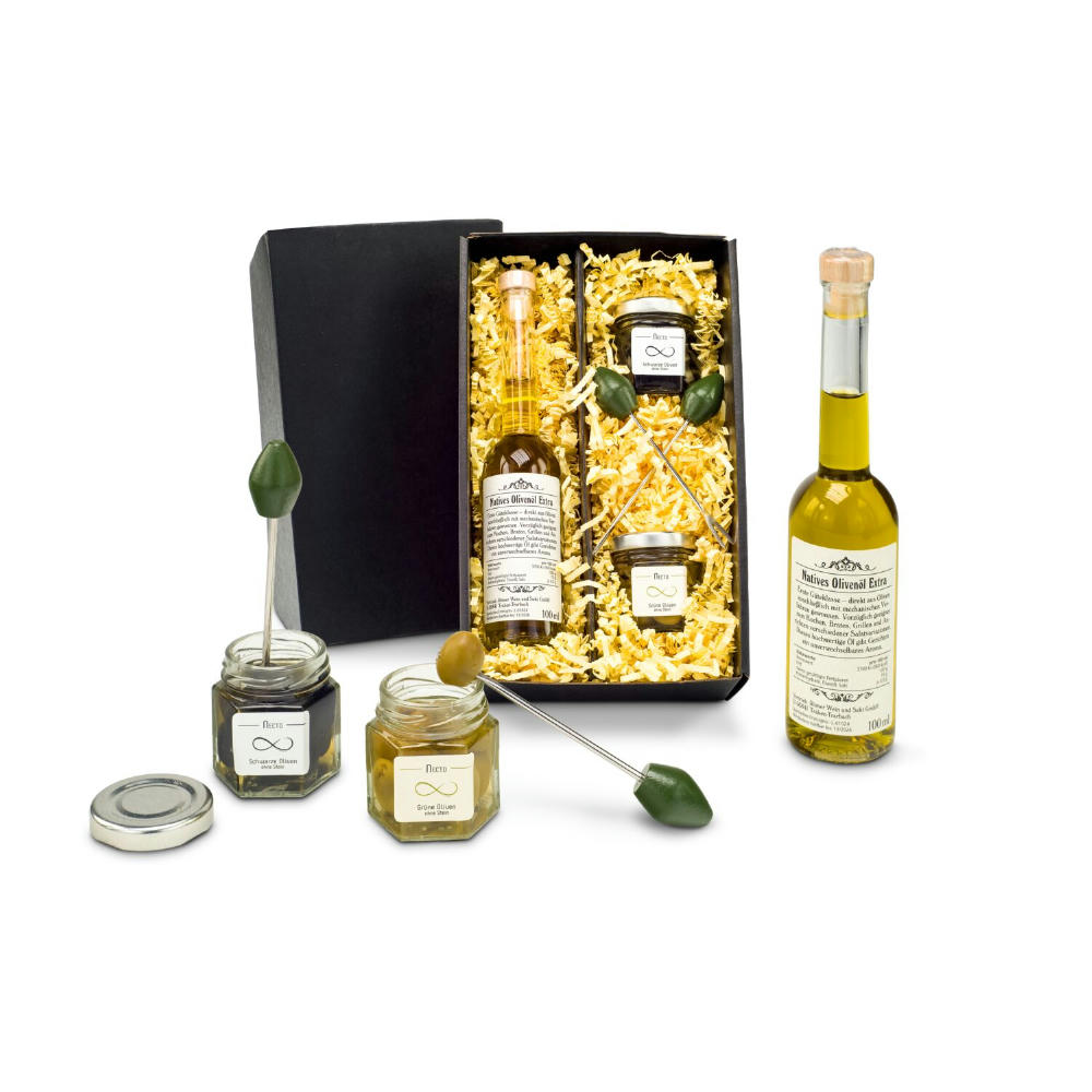 Product image Geschenkset / Präsenteset: Oliven-Variation Werbeartikel
