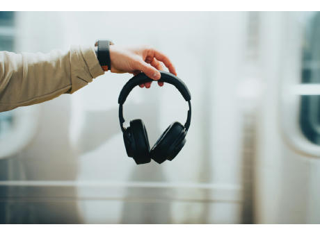 Irvine RCS recycelter & reparierbarer Wireless-ANC Kopfhörer Werbeartikel