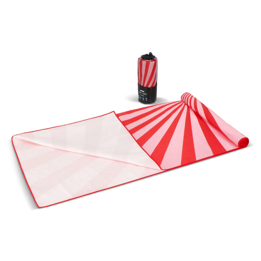 R-PET-Schnelltrocknungs-Strandtuch 100 × 180 cm, Sublimationsdruck Werbeartikel