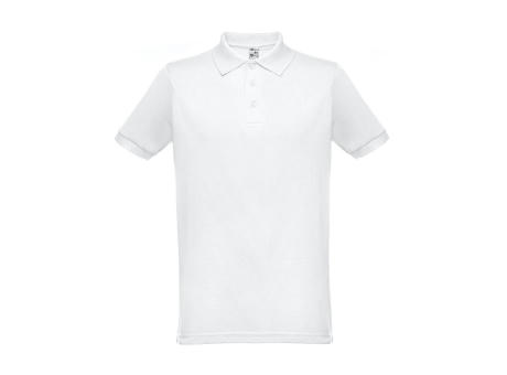 Product image THC BERLIN WH. Kurzärmeliges Herren-Poloshirt. Farbe Weiß Werbeartikel