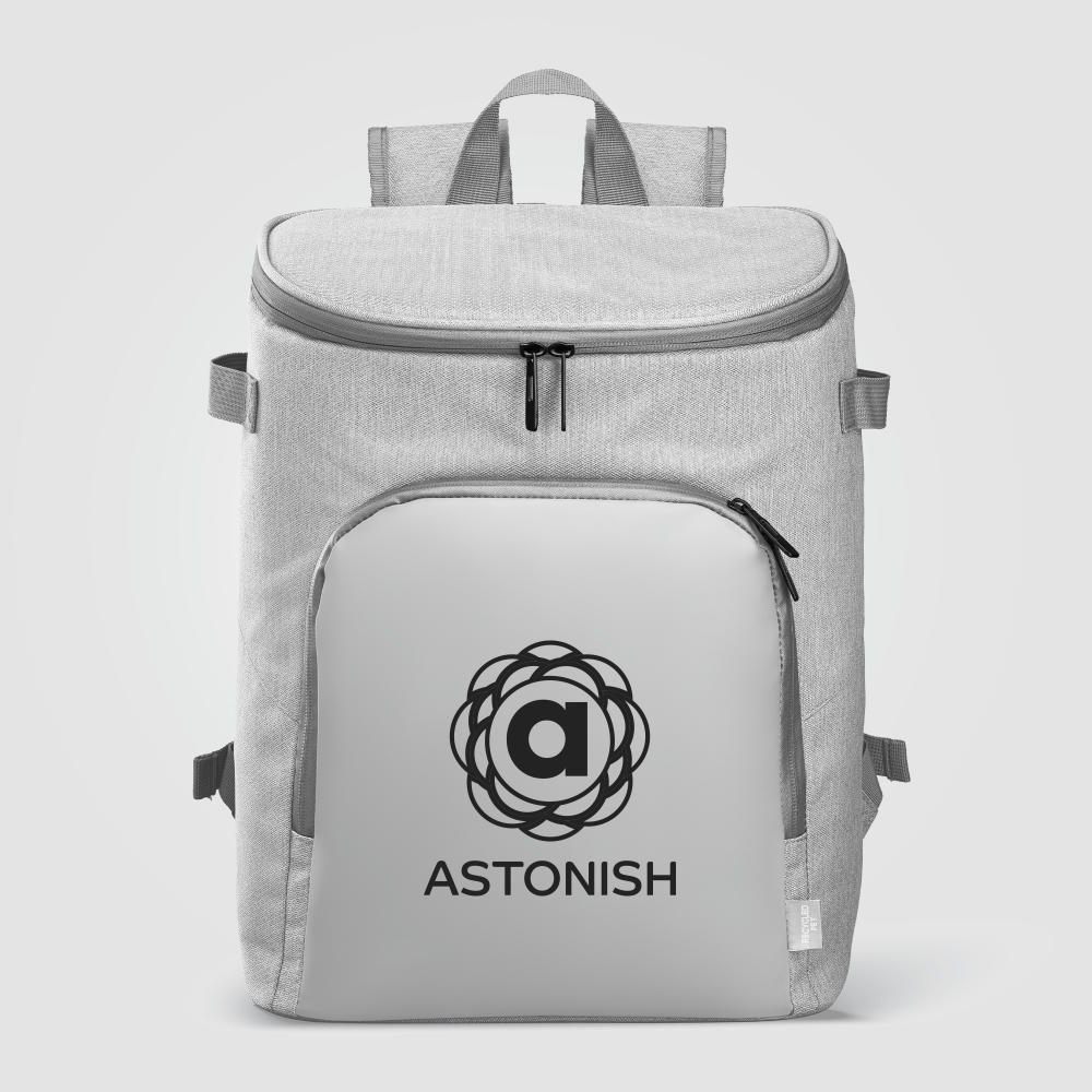 Malmö Mehrzwecktasche mit mehreren Fächern und Reißverschluss aus rPET - 2 L Werbeartikel